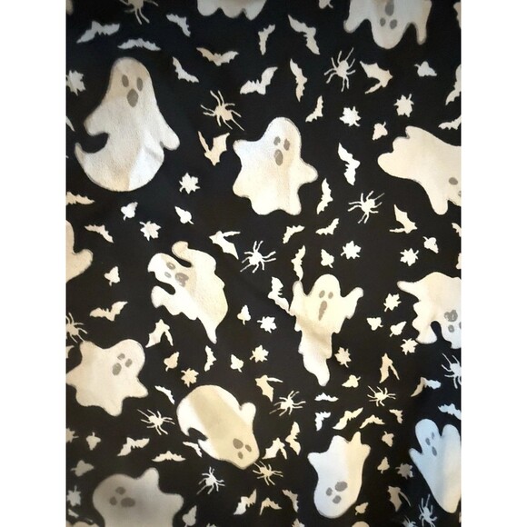 ModCloth Ghosts Spiders Black Whimsigoth 50s Halloween Fall Swing Skirt SZ M - Picture 5 of 11